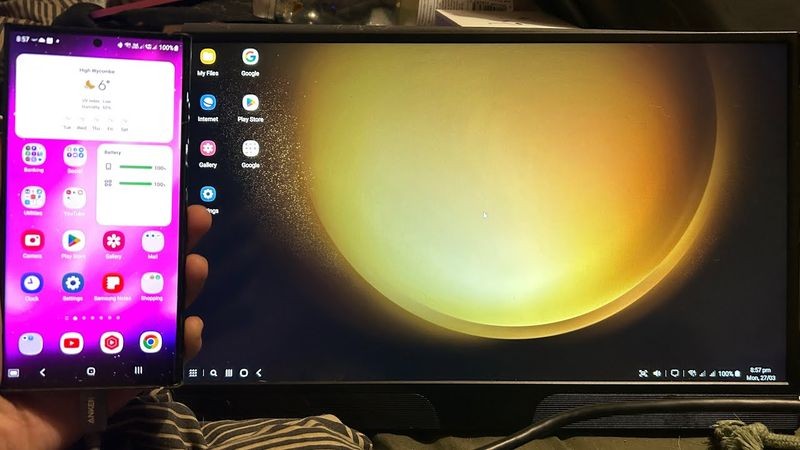 Как Samsung Dex помогает сэкономить место на рабочем столе